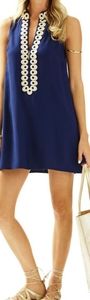 Lilly Pulitzer Jane Shift in Navy, Size 6